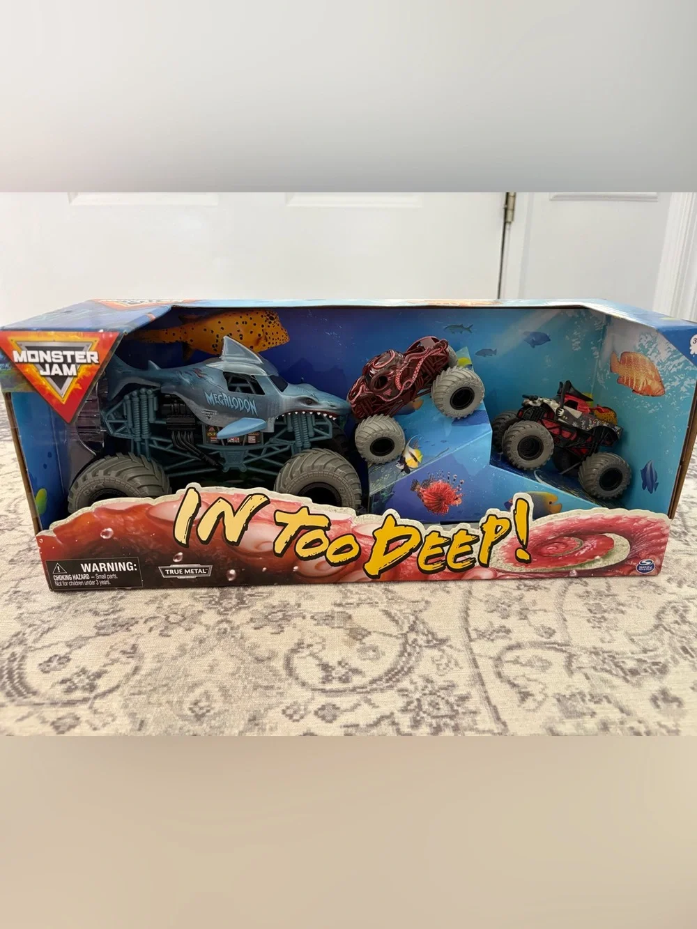 In Too Deep Monster Jam Trucks 3 pack